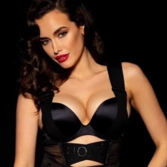 ♡BRAND NEW ICONIC HB™ ☆Alexis☆ Longline Contour Push-Up Bra♡ FLAWLESS♡ Size 32A♡ - Picture 2 of 2